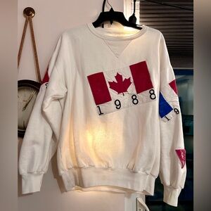 Vintage Olympic Host Country Sweatshirt from the 1988 Calgary Olympics